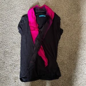Alice and olivia ombre scarf top ASO Blair Waldorf Size Small